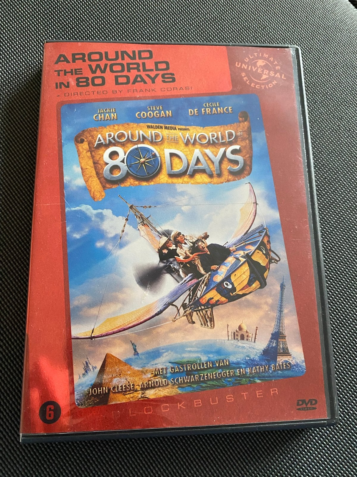 Around the World in 80 Days DVD - Jackie Chan, Nederlands, Ophalen of Verzenden, Vanaf 6 jaar, Gebruikt