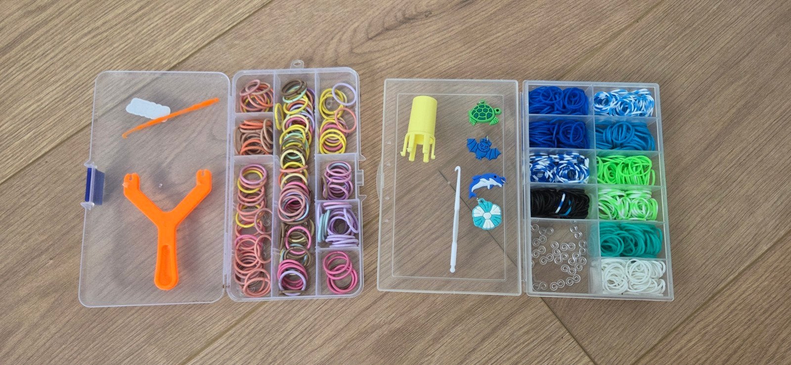 Complete Loombandjes Knutselset met Accessoires, Gebruikt, Overige thema's, Meerkleurig, Ophalen of Verzenden