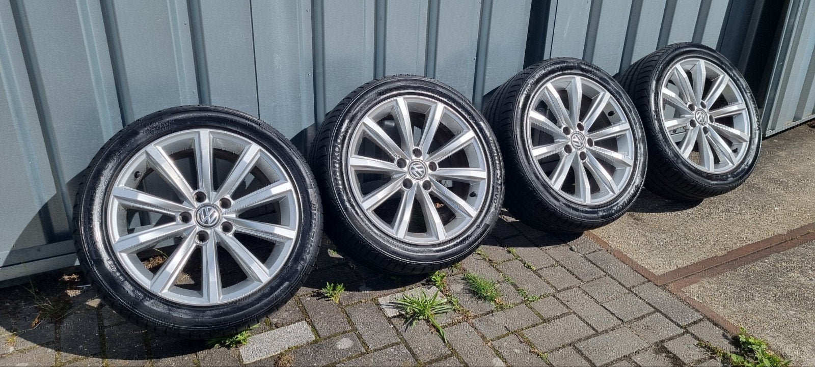 Volkswagen Helsinki velgen 17 inch 5x112 origineel, Velg(en), 17 inch, Ophalen of Verzenden, Zomerbanden