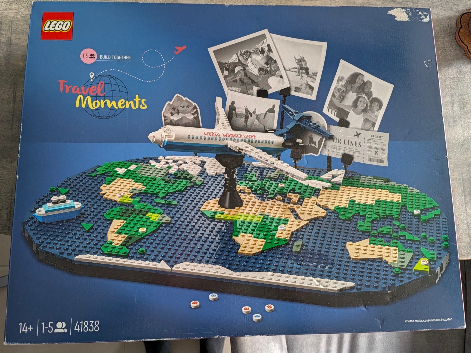 LEGO Travel Moments 41838 - Wereldkaart met vliegtuig, Ophalen of Verzenden, Zo goed als nieuw