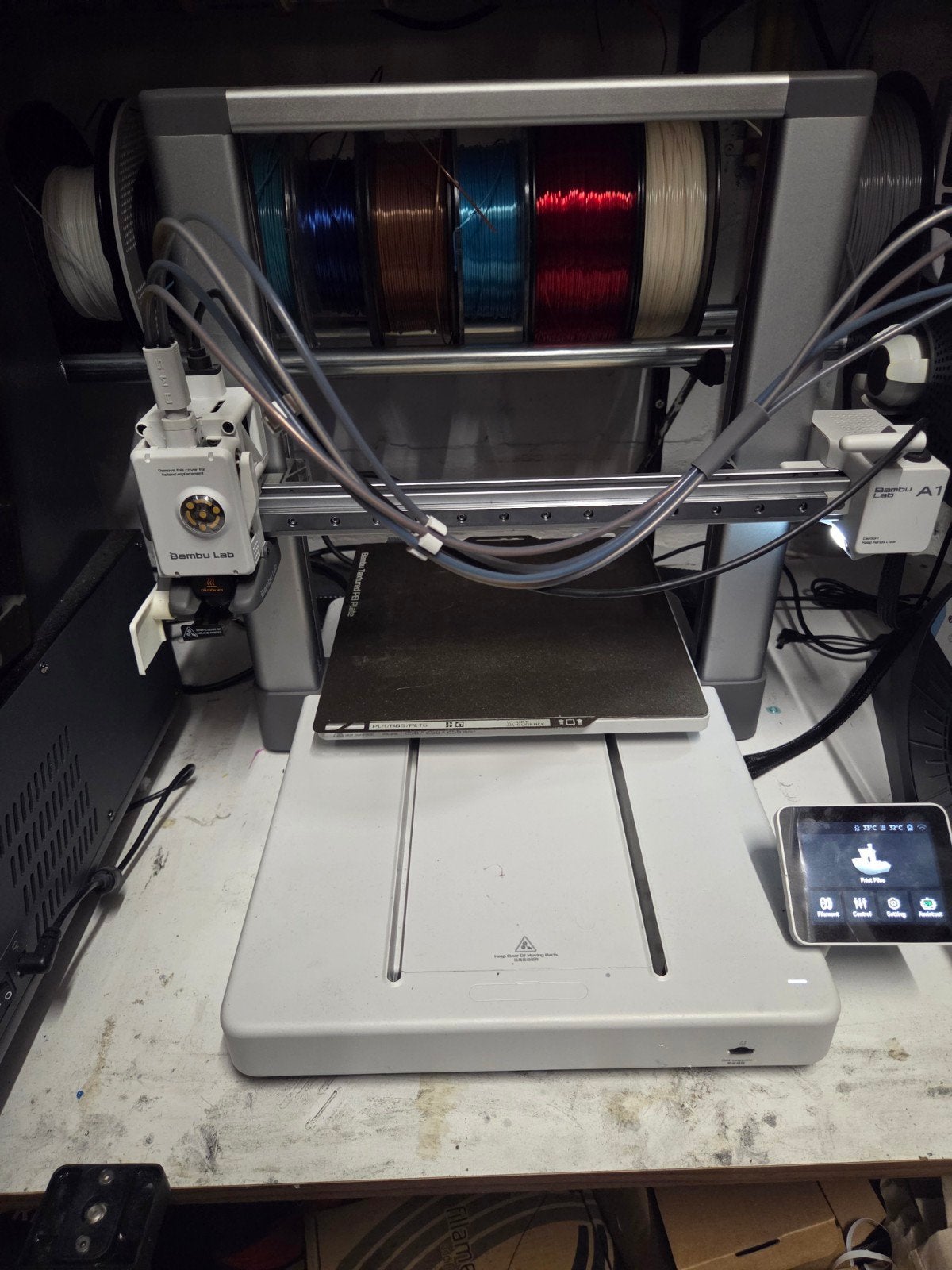 Bambu Lab A1 3D-printer met AMS Lite, Computers en Software, 3D Printers, Ophalen of Verzenden, Zo goed als nieuw, Filament, Ingebouwde Wi-Fi
