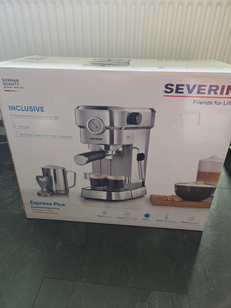 Severin espresso Espresso Plus, Ophalen of Verzenden, Nieuw, Espresso apparaat