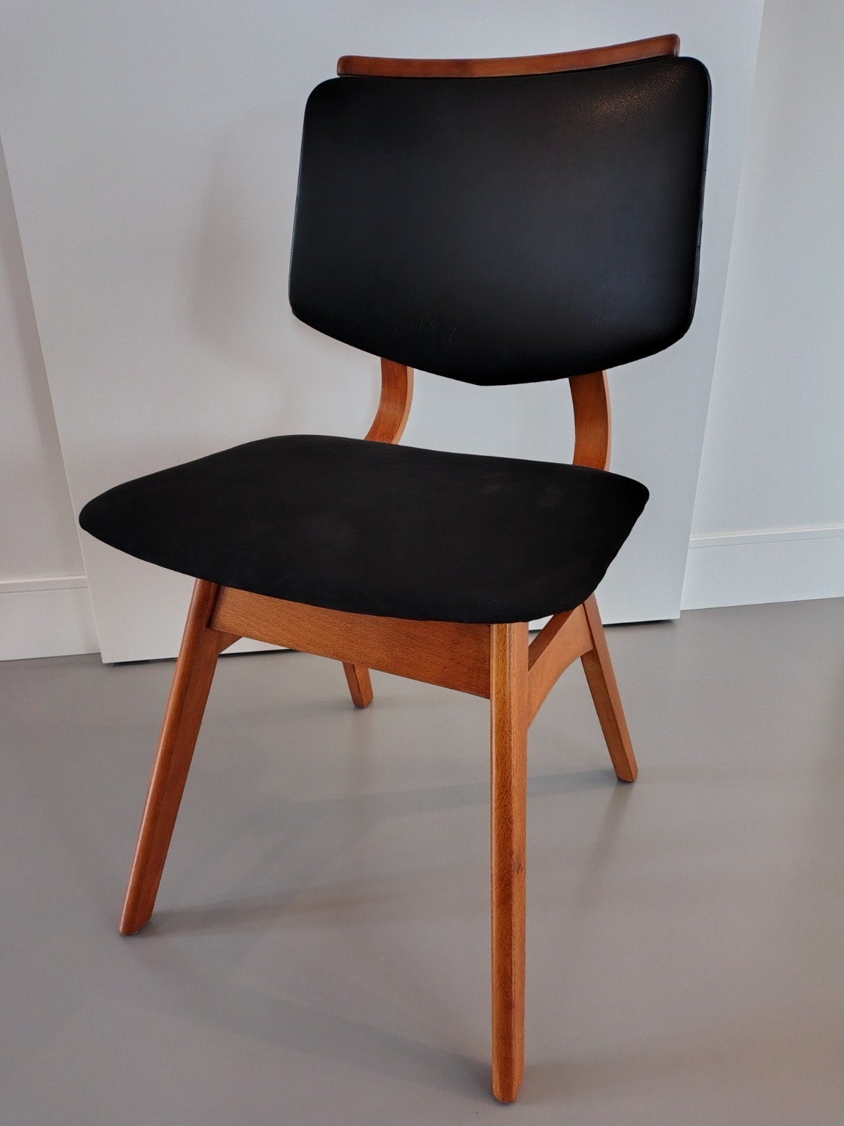 Vintage houten stoel Pastoe Cees Braakman mid century, Ophalen