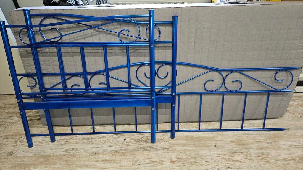 Gratis 1 persoons bed bank 90/200,Ikea matras, Ophalen, Gebruikt, 90 cm, Eenpersoons