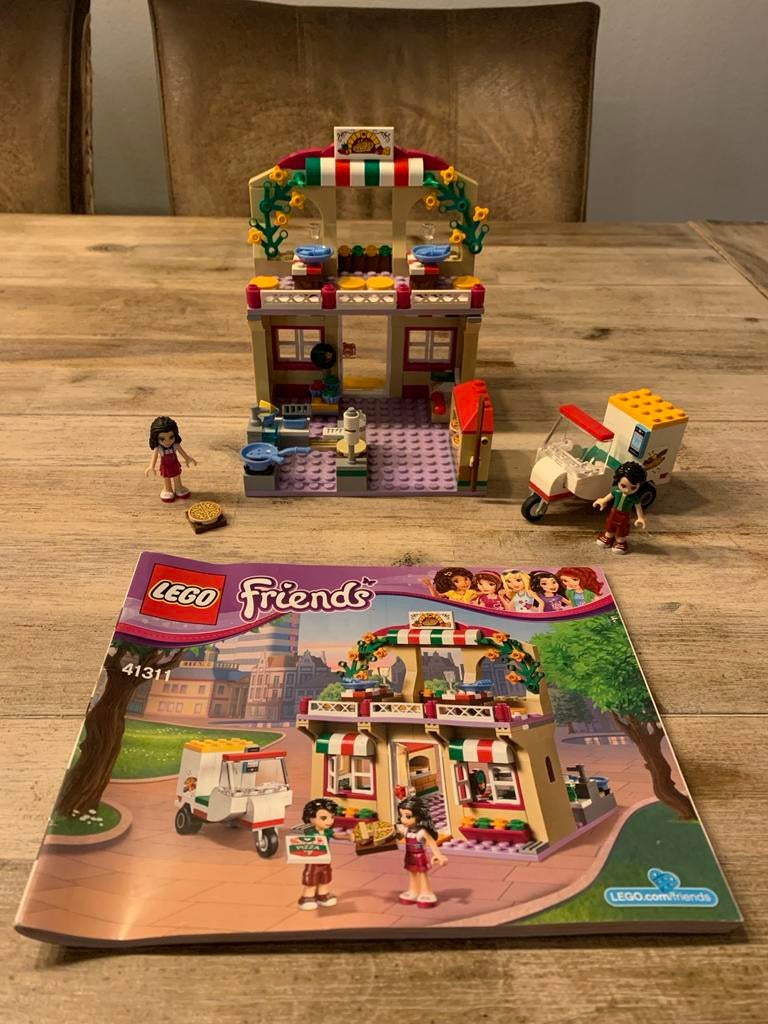 Lego Friends Heartlake Pizzeria 41311 - Zo goed als nieuw, Lego, Friends, Ophalen of Verzenden, Zo goed als nieuw