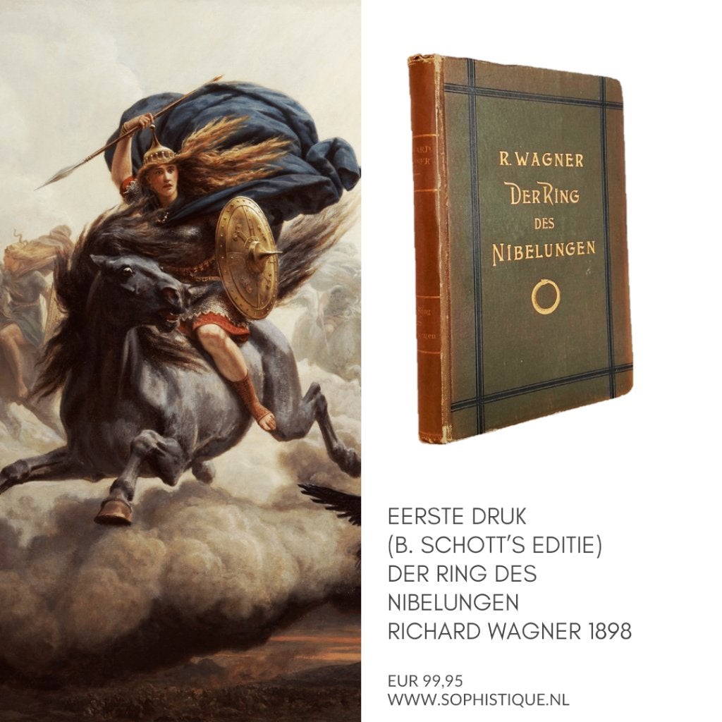 Eerste druk Der Ring des Nibelungen R. Wagner 1898, Ophalen of Verzenden, Zo goed als nieuw