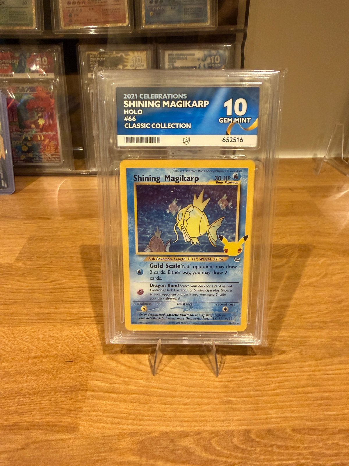 Shining Magikarp 25th celebrations ACE10 PSA10, Ophalen of Verzenden, Nieuw, Losse kaart