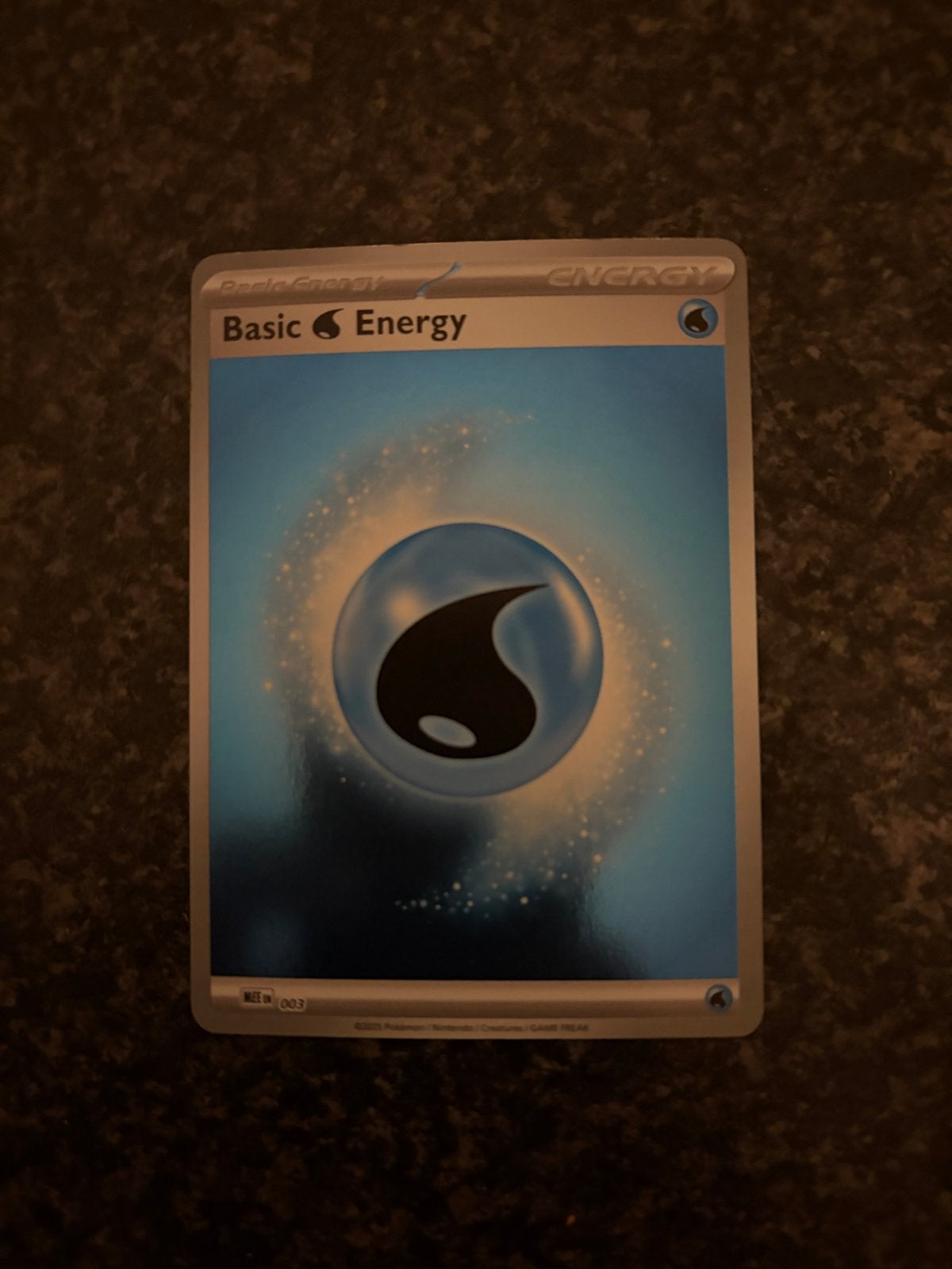 Pokémon Basic Water Energy Kaart - Nieuwstaat, Ophalen of Verzenden, Zo goed als nieuw, Losse kaart