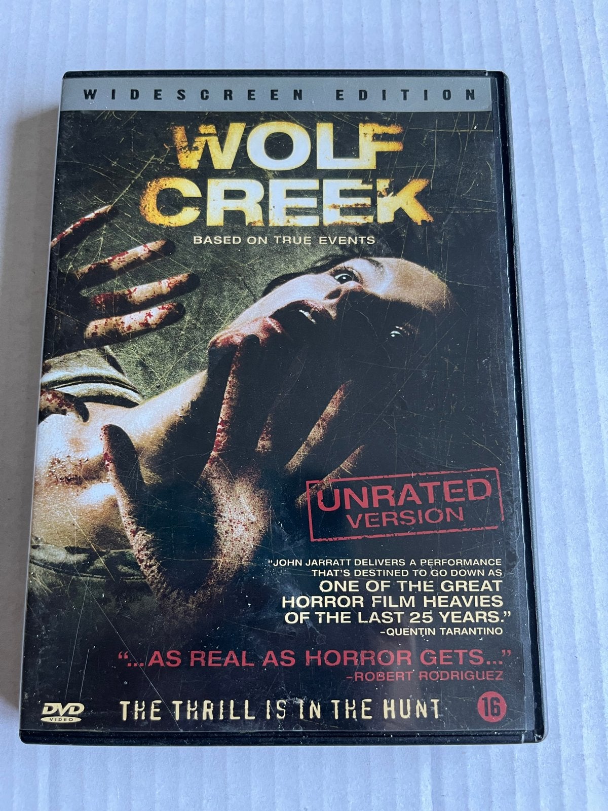 Wolf Creek (DVD), Cd's en Dvd's, Dvd's | Horror, Gebruikt, Slasher, Breedbeeld, Vanaf 16 jaar, Engels, Nederlands, Ophalen of Verzenden