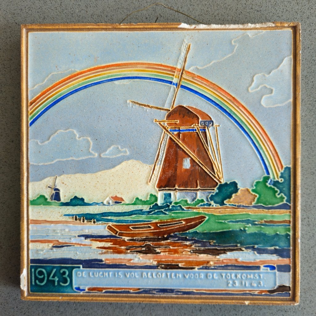 Westraven cloisonné tegel, Ophalen