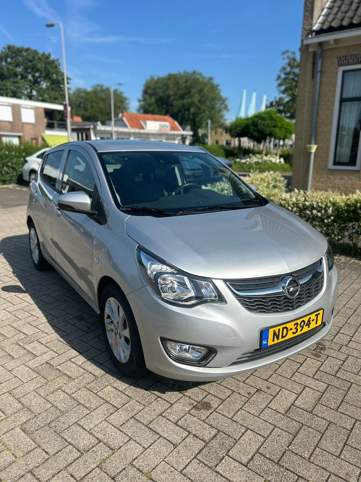Opel Karl 1.0 Ecoflex 55KW AUT 2017 Grijs, 839 kg, 74 pk, Zwart, Leder en Stof