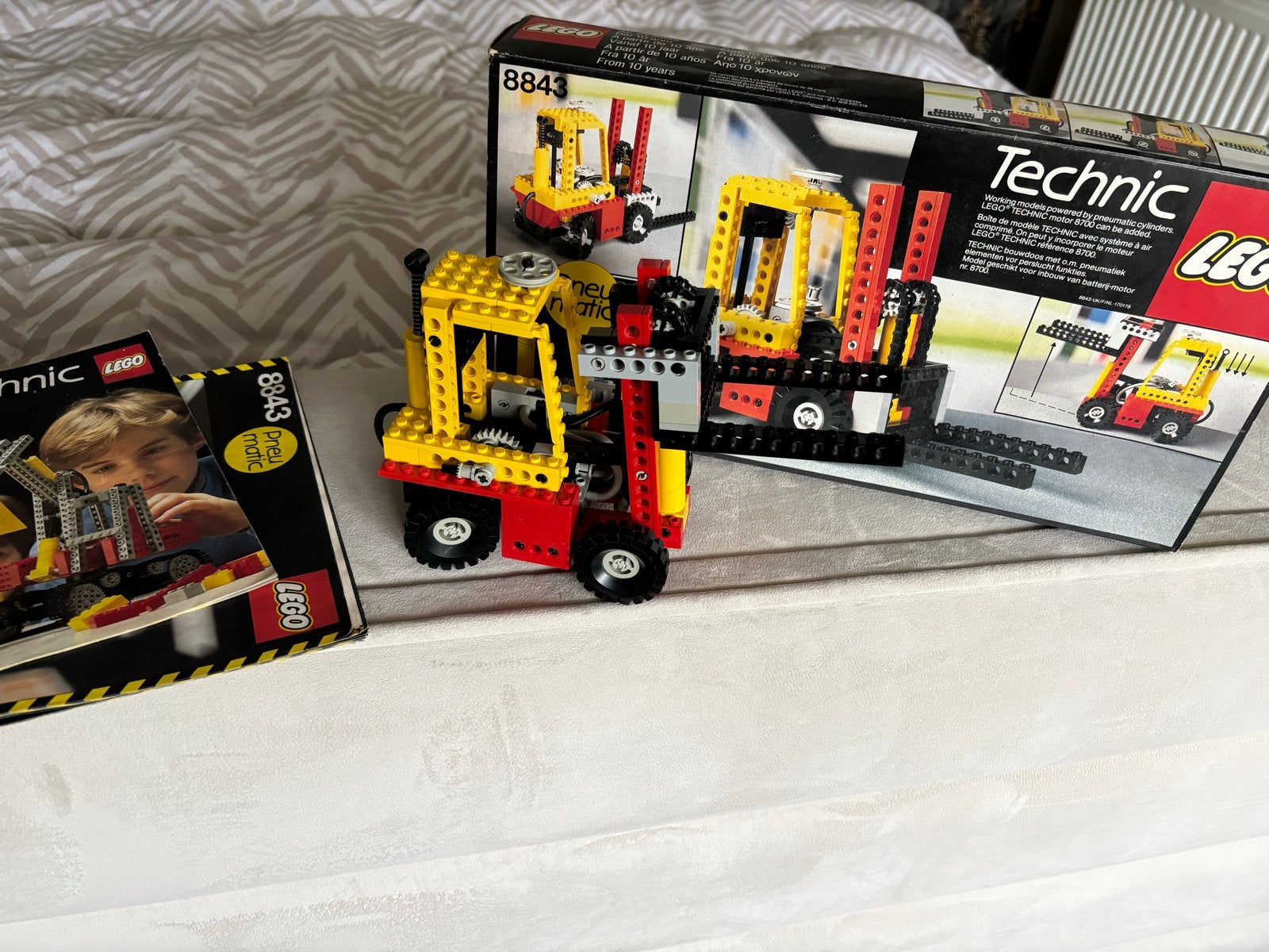 LEGO Technic Vorkheftruck met Pneumatiek 8843 (1982), Ophalen of Verzenden, Gebruikt, Overige merken