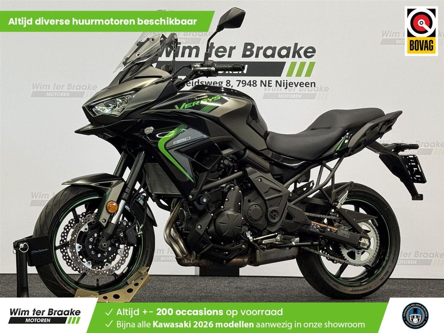 Kawasaki Versys 650 ABS (bj 2025) 3,691 km, Motoren, Motoren | Kawasaki, Bedrijf, Overig, meer dan 35 kW, 2 cilinders, Motorrijbewijs A