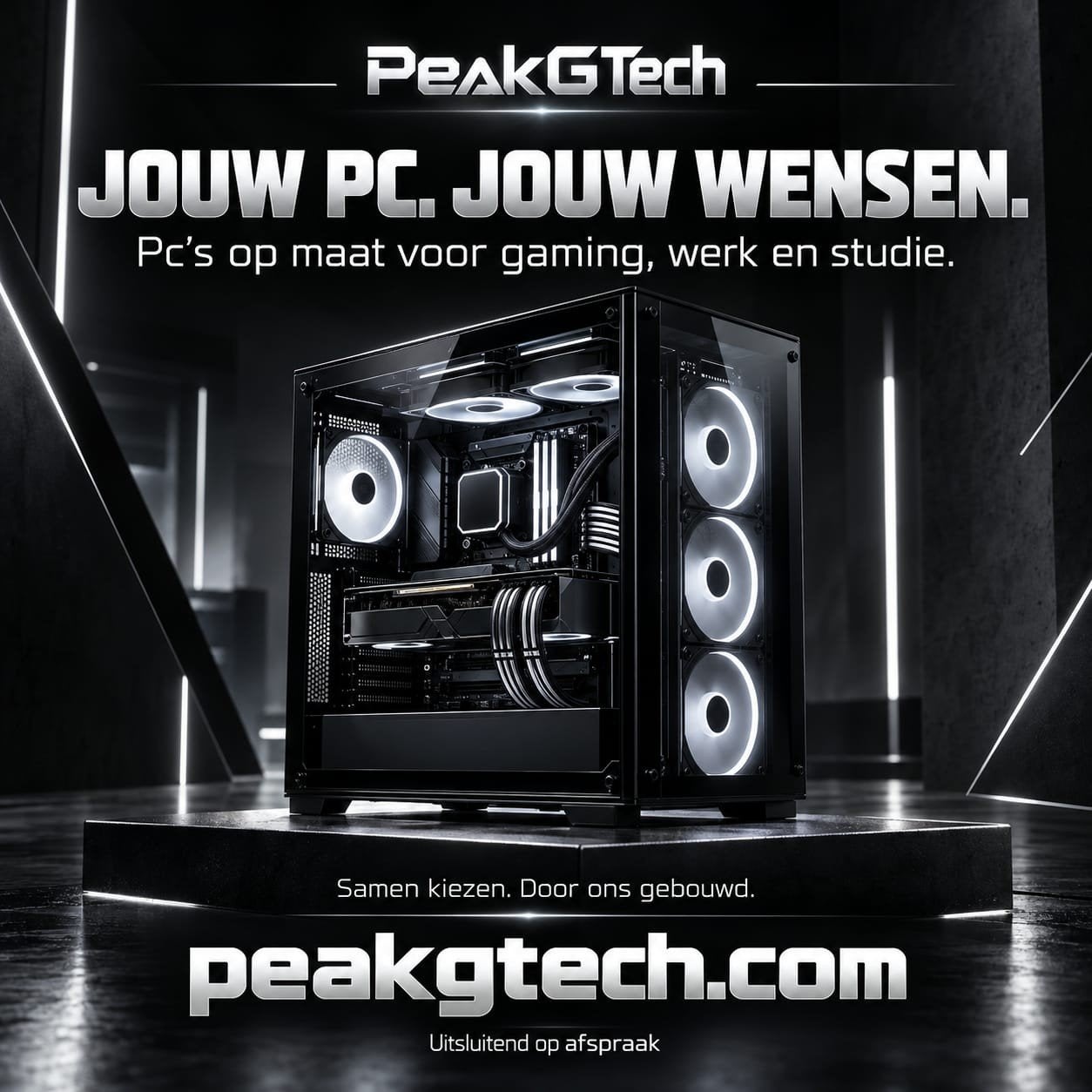 PeakGTech | PC Bouwen, Reparatie & Upgrades, Garantie, Pc's