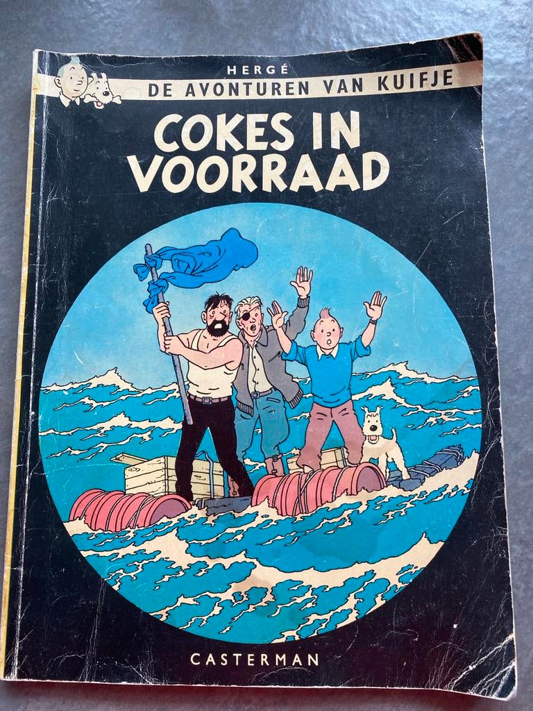 De Avonturen van Kuifje: Cokes in Voorraad (Hergé), Eén stripboek, Ophalen of Verzenden, Gelezen