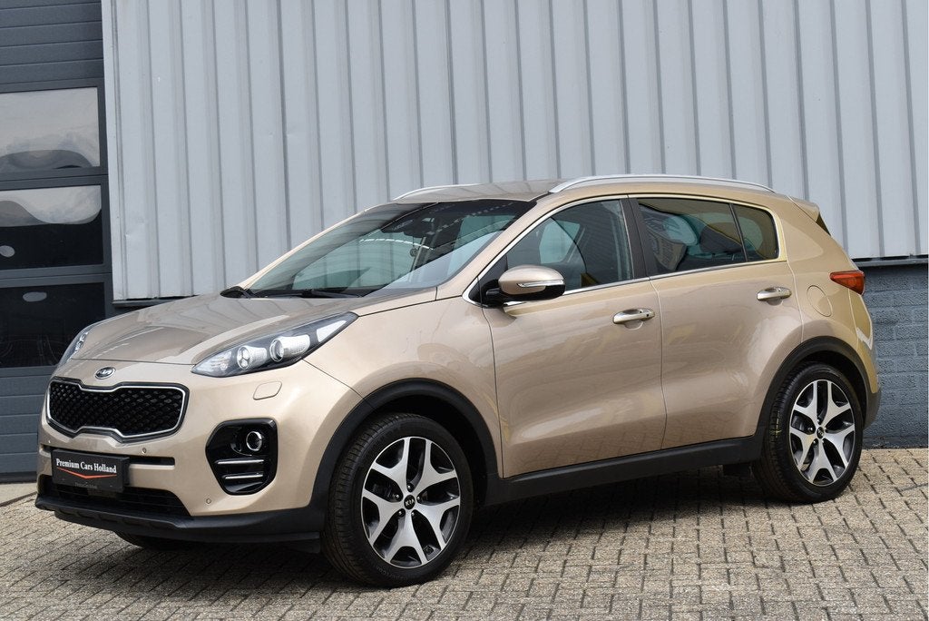 Kia Sportage 1.6 GDI Navi Vol Leder Camera Trekhaak Keyless, Voorwielaandrijving, Gebruikt, 4 cilinders, 132 pk