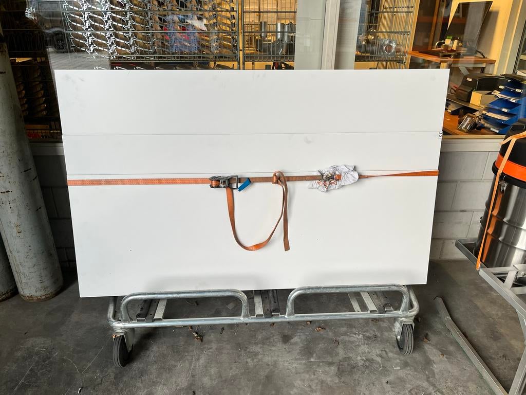 Trespa platen 6 mm RAL 9016 exterieur NIEUW, Doe-het-zelf en Verbouw, Platen en Panelen, Ophalen, Nieuw, HPL, Minder dan 20 mm