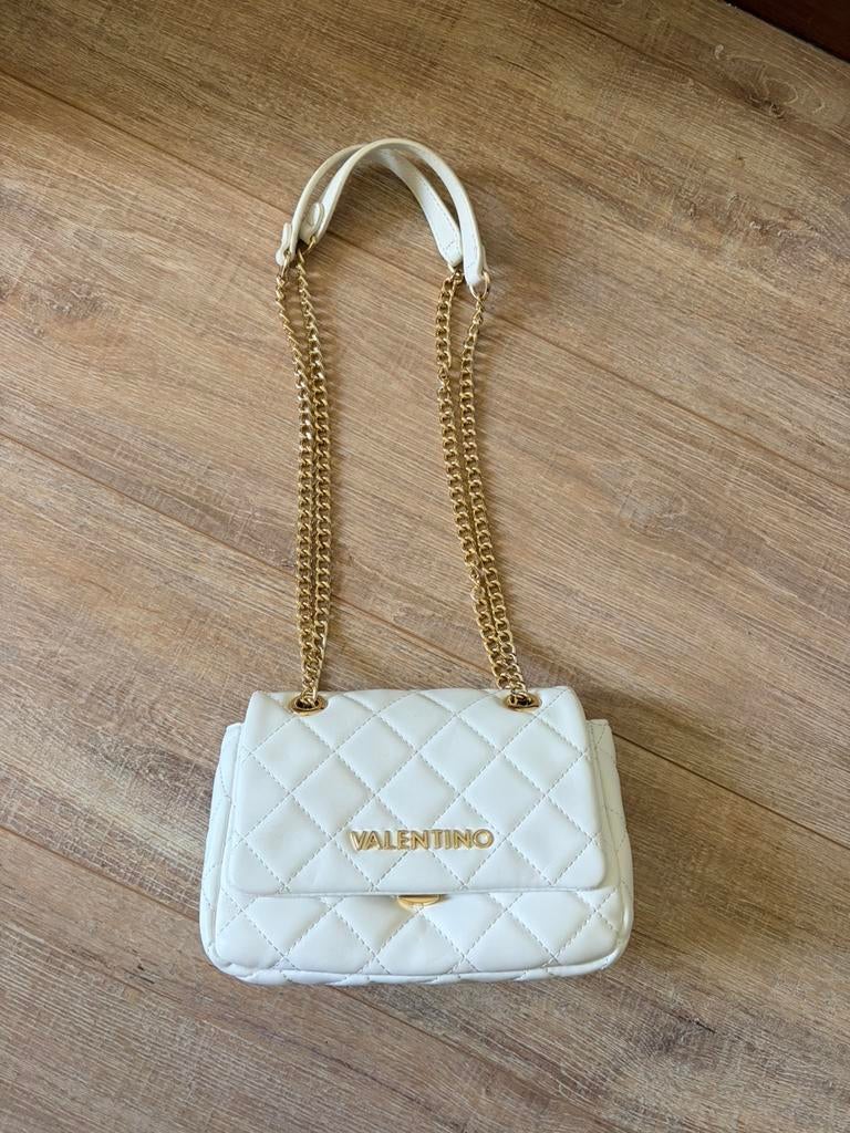 Witte Valentino tas, Ophalen, Zo goed als nieuw, Wit, Schoudertasje