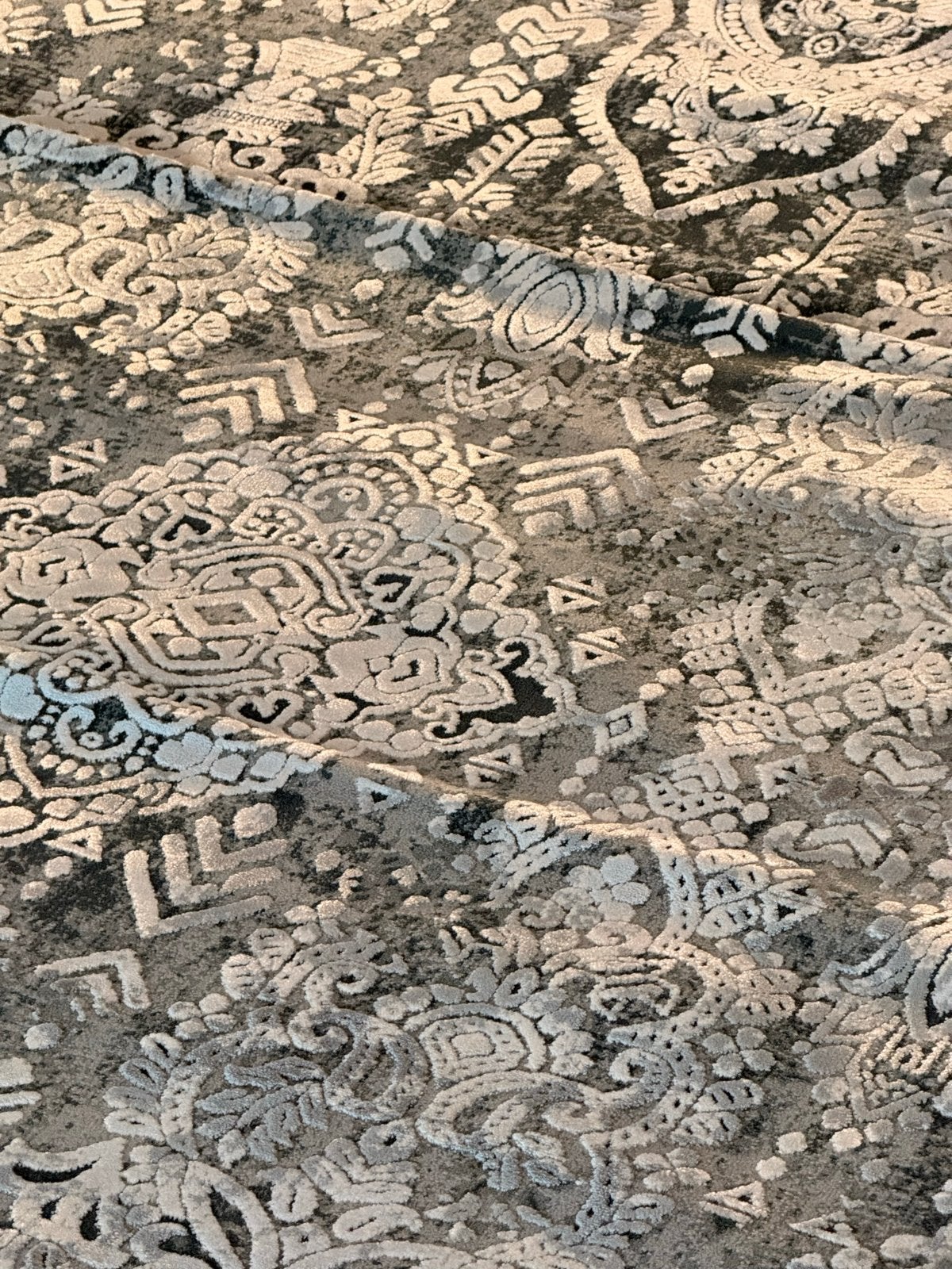 Pierre Cardin Orsay Vloerkleed - Grijs/Wit, 120x290 cm, Ophalen, 100 tot 150 cm, 200 cm of meer, Zo goed als nieuw