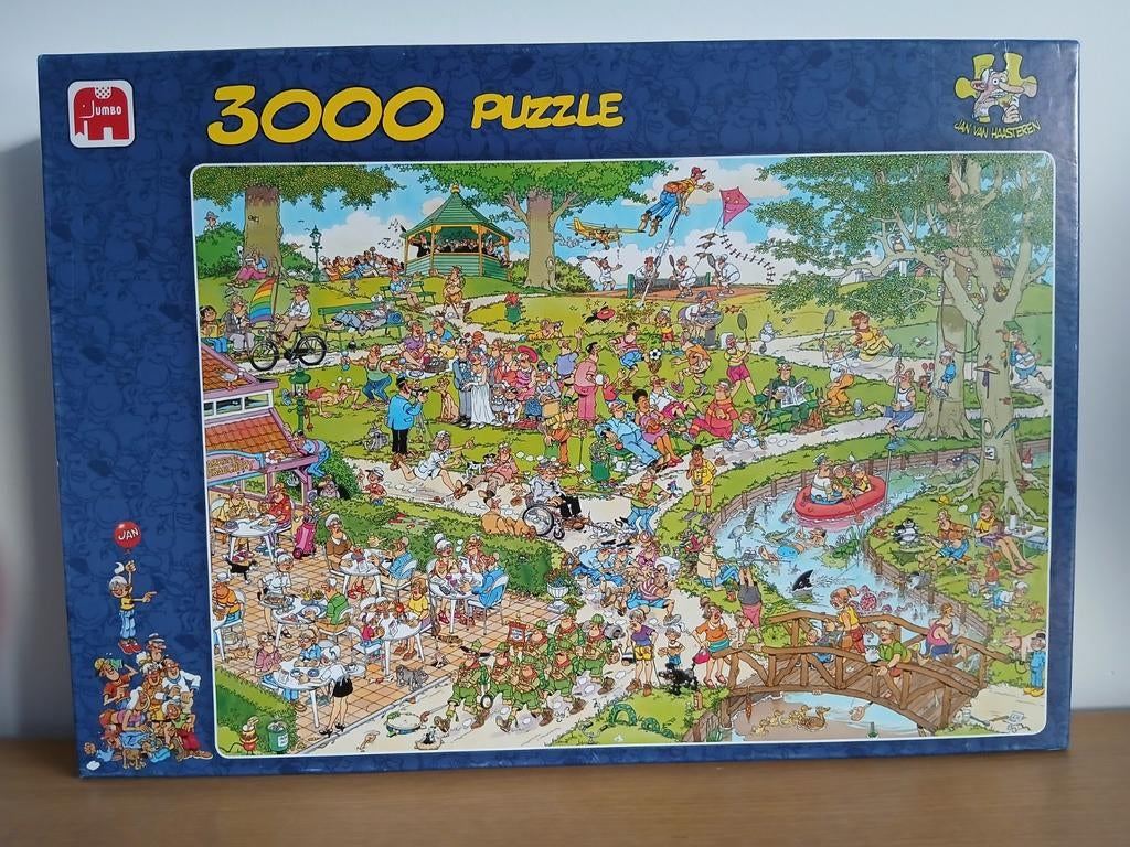 Jan van Haasteren 3000 stukjes , Het Park, nieuw!, Ophalen of Verzenden, Meer dan 1500 stukjes, Nieuw, Legpuzzel