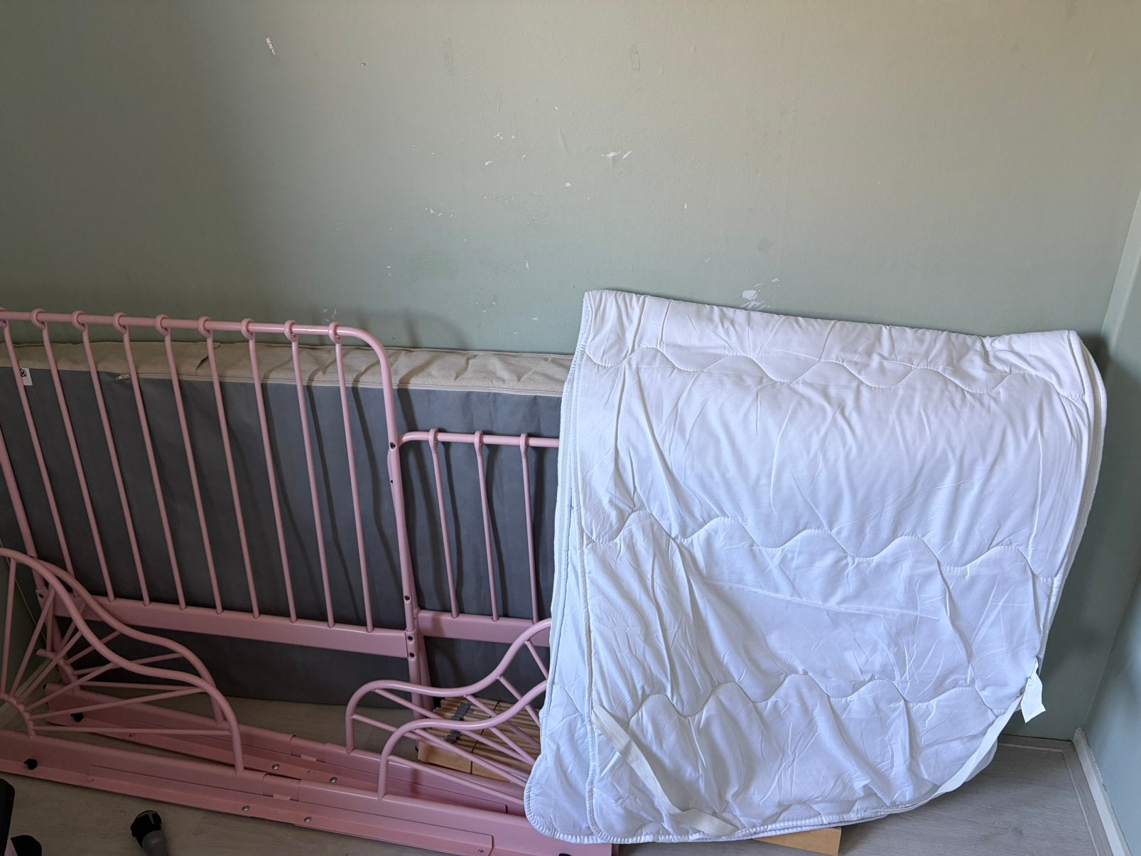Kinderbed ikea 80x200 inclusief matras etc, Ophalen, Eenpersoons, Overige typen, Zo goed als nieuw
