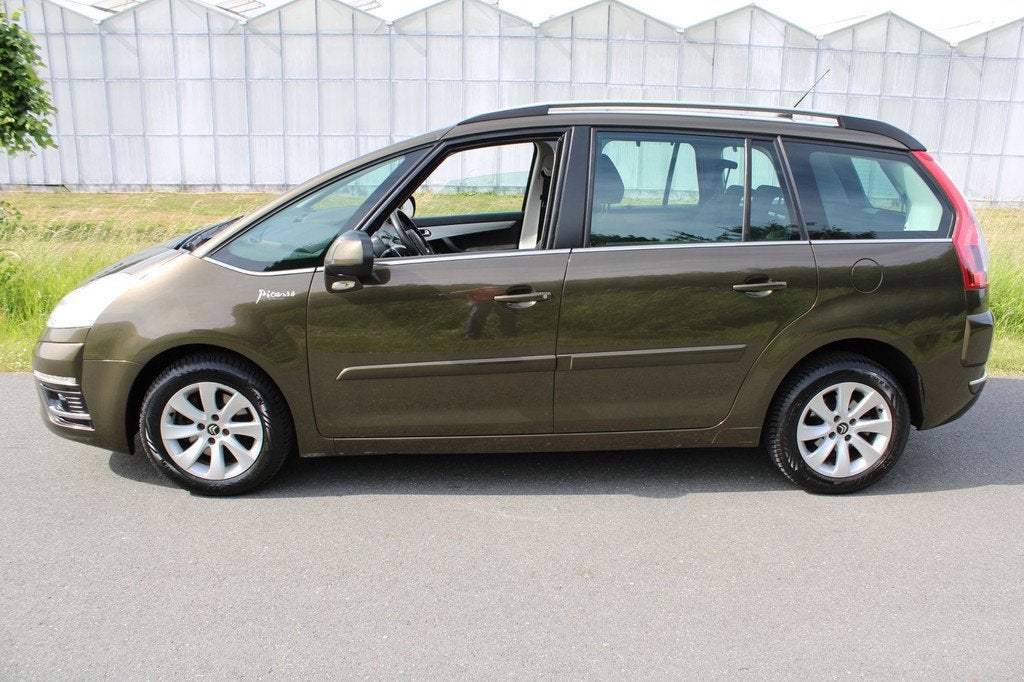 Citroen Grand C4 Picasso 1.6 THP Collection EGS 7 Persoons A, Auto's, Euro 5, Gebruikt, Bruin, 7 stoelen