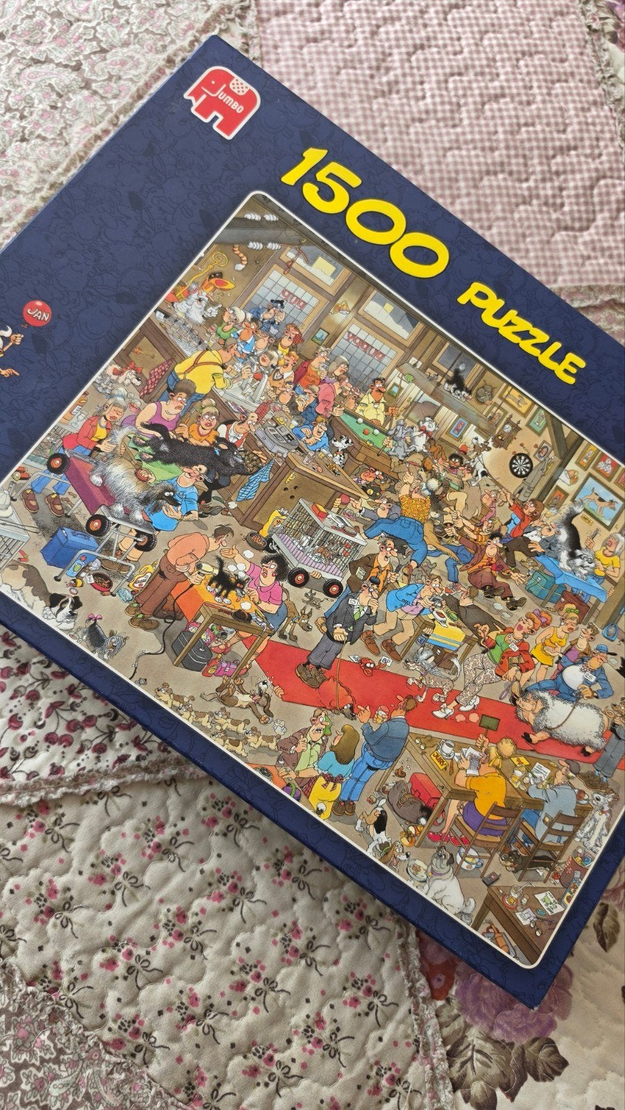 De hondenshow legpuzzel, Ophalen, 500 t/m 1500 stukjes, Zo goed als nieuw