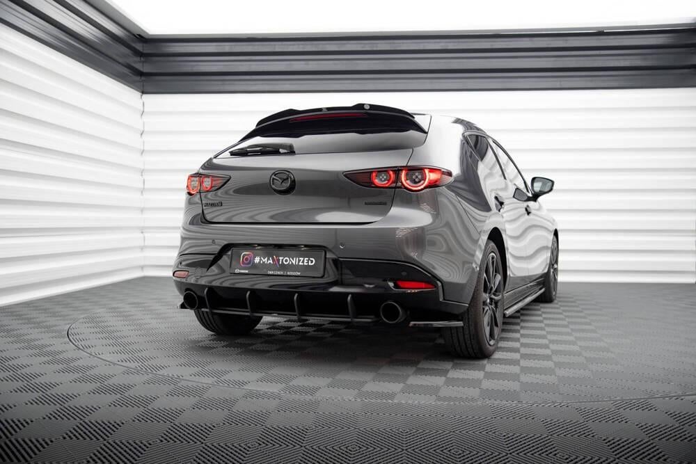 Voorlip spoiler sideskirt diffuser splitter - Mazda 3 19+, Auto diversen, Tuning en Styling, Ophalen of Verzenden