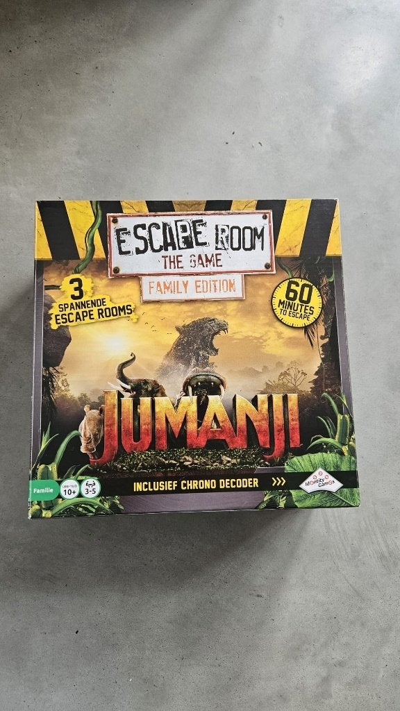 Escape Room The Game: Jumanji, Hobby en Vrije tijd, Gezelschapsspellen | Bordspellen, Drie of vier spelers, Ophalen of Verzenden