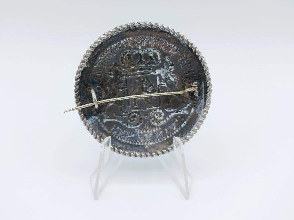 Zilveren broche van klepstuk Walcheren, Niekerk, Schoonhoven, Sieraden, Tassen en Uiterlijk, Broches, Info@zilverwebsite.nl, Verzenden