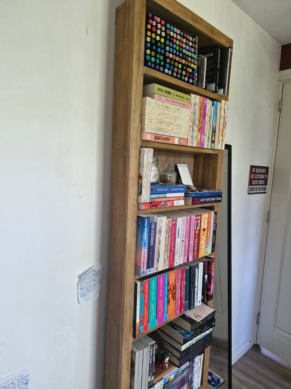 Foto 3 van Vintage Houten Boekenkast