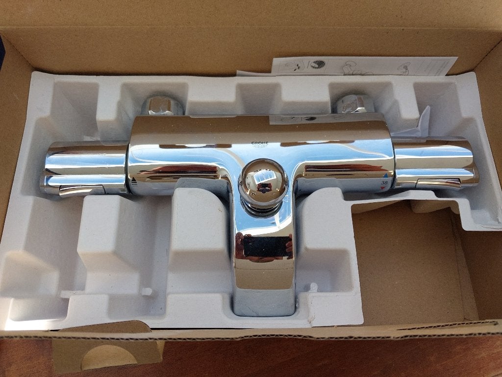 Nette Grohe Thermostatische badkraan met keramische schijven, Doe-het-zelf en Verbouw, Ophalen of Verzenden, Zo goed als nieuw