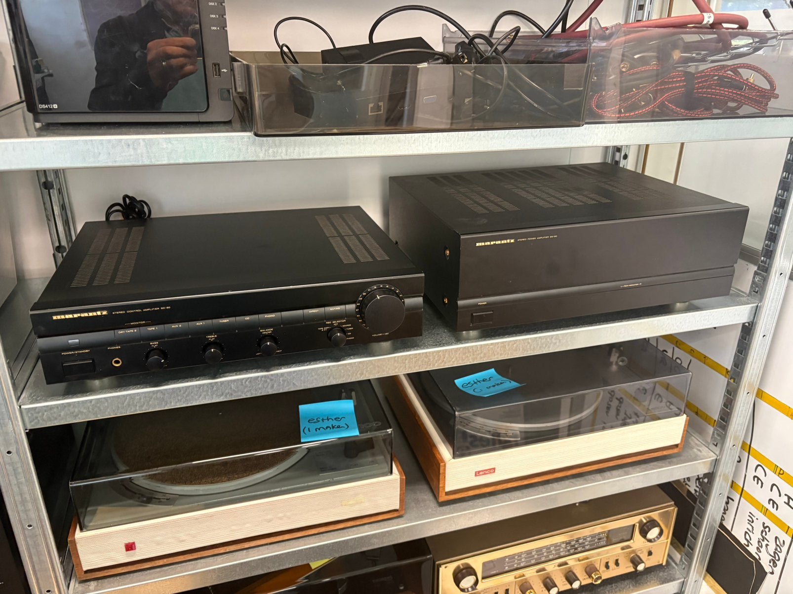 Marantz SC-80 en SM-80 DEFECT, 60 tot 120 watt, Niet werkend, Stereo, Ophalen