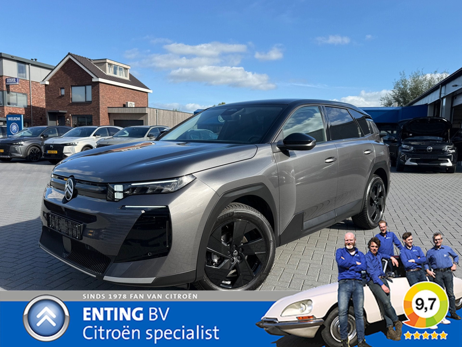 Citroen C5 Aircross 1.2 Hybrid 145PK PLUS PACK TECHNO+WINTER, Auto's, Stof, Gebruikt, 1199 cc, C5 Aircross
