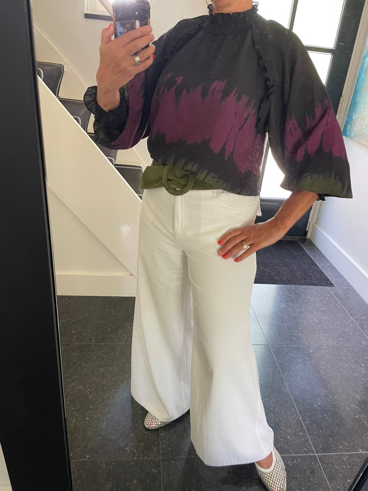 Copenhagen Muse, super mooie rijke blouse, S/M, Ophalen of Verzenden, Nieuw, Maat 36 (S), Groen