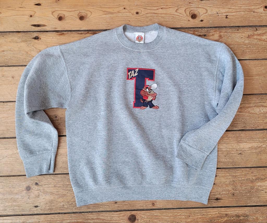 TAZ Looney Tunes Vintage 1997 Sweater Trui L Tasmanian Devil, Maat 52/54 (L), Ophalen of Verzenden, Zo goed als nieuw, Looney Tunes