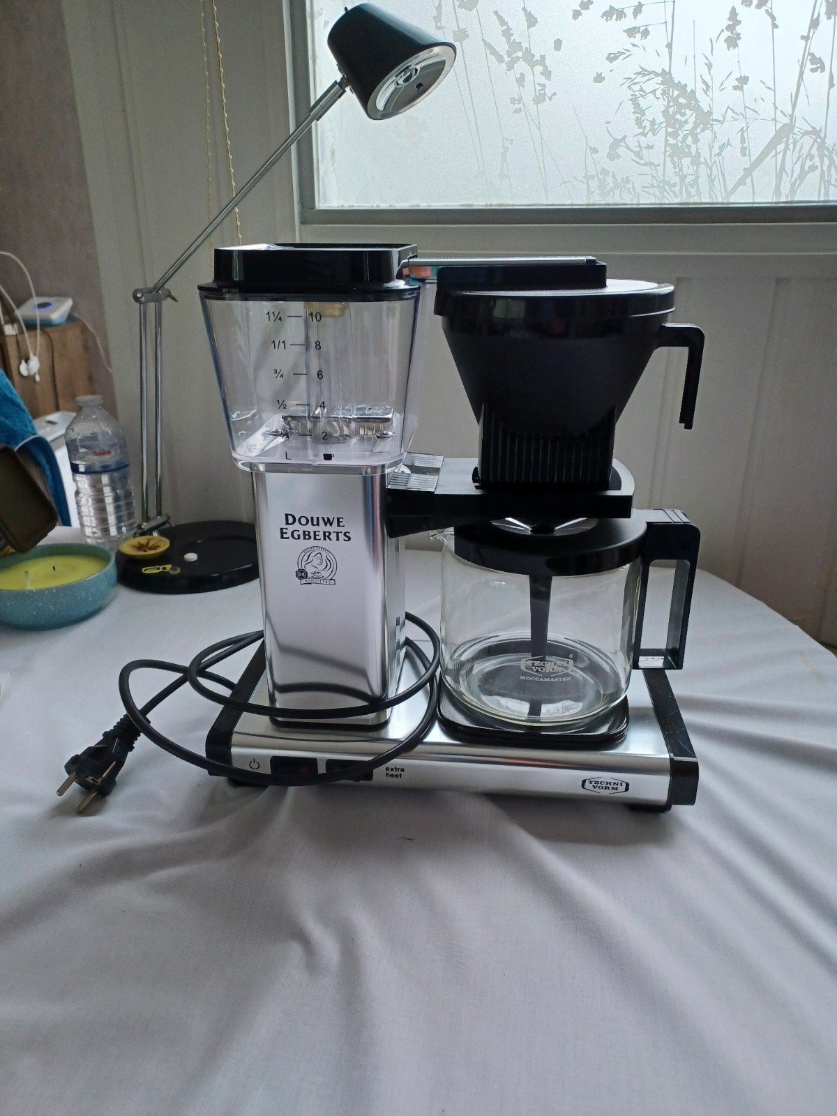 Moccamaster Koffiezetapparaat - Douwe Egberts Editie, Witgoed en Apparatuur, Koffiezetapparaten, Zo goed als nieuw, Gemalen koffie