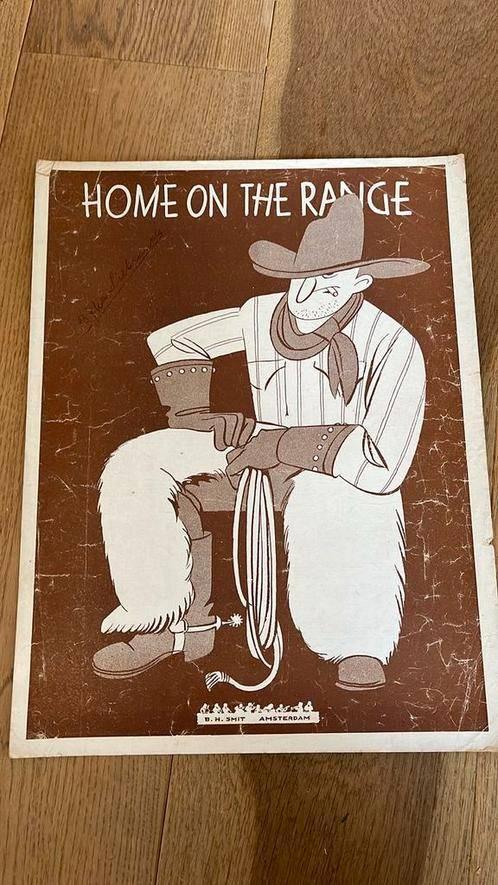 Home on the range bladmuziek K. Ciere cowboy, Ophalen of Verzenden, Artiest of Componist, Populair