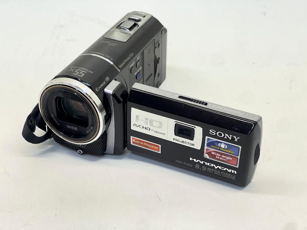 SONY HDR-PJ260VE Full HD camcorder met ingebouwd PROJECTOR, Full HD, N, N, 20x of meer