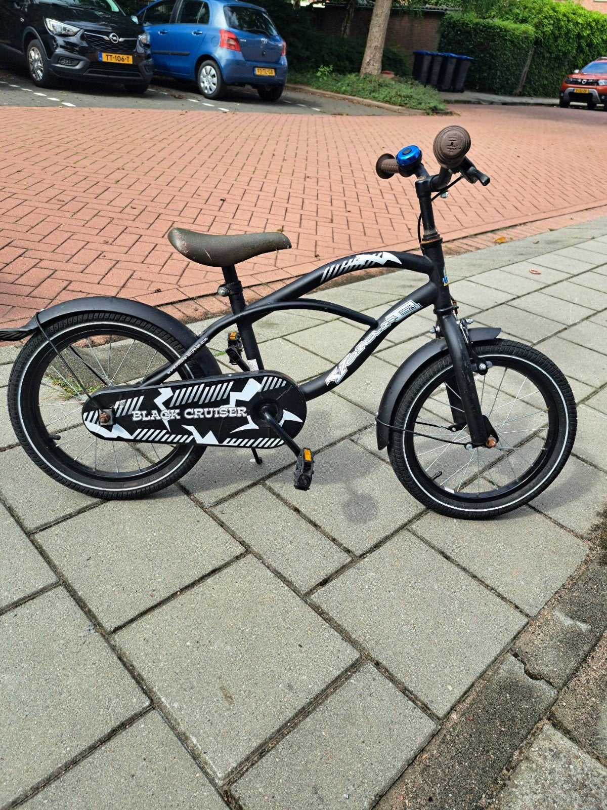 Leuke kinderfiets (jongens) 16 inch met zijwielen, Ophalen of Verzenden, Gebruikt, 16 tot 20 inch, Zijwieltjes