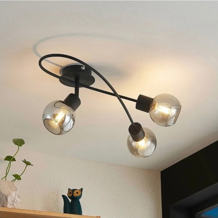 Lindby Plafondlamp Zwart, Lindby, Zwart, E14 (klein), Nieuw