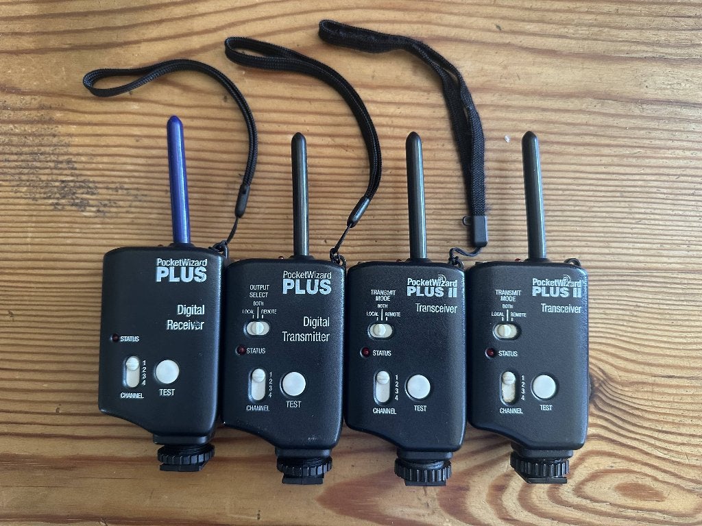PocketWizard Plus en Plus II set (4 stuks), Ophalen of Verzenden, Gebruikt