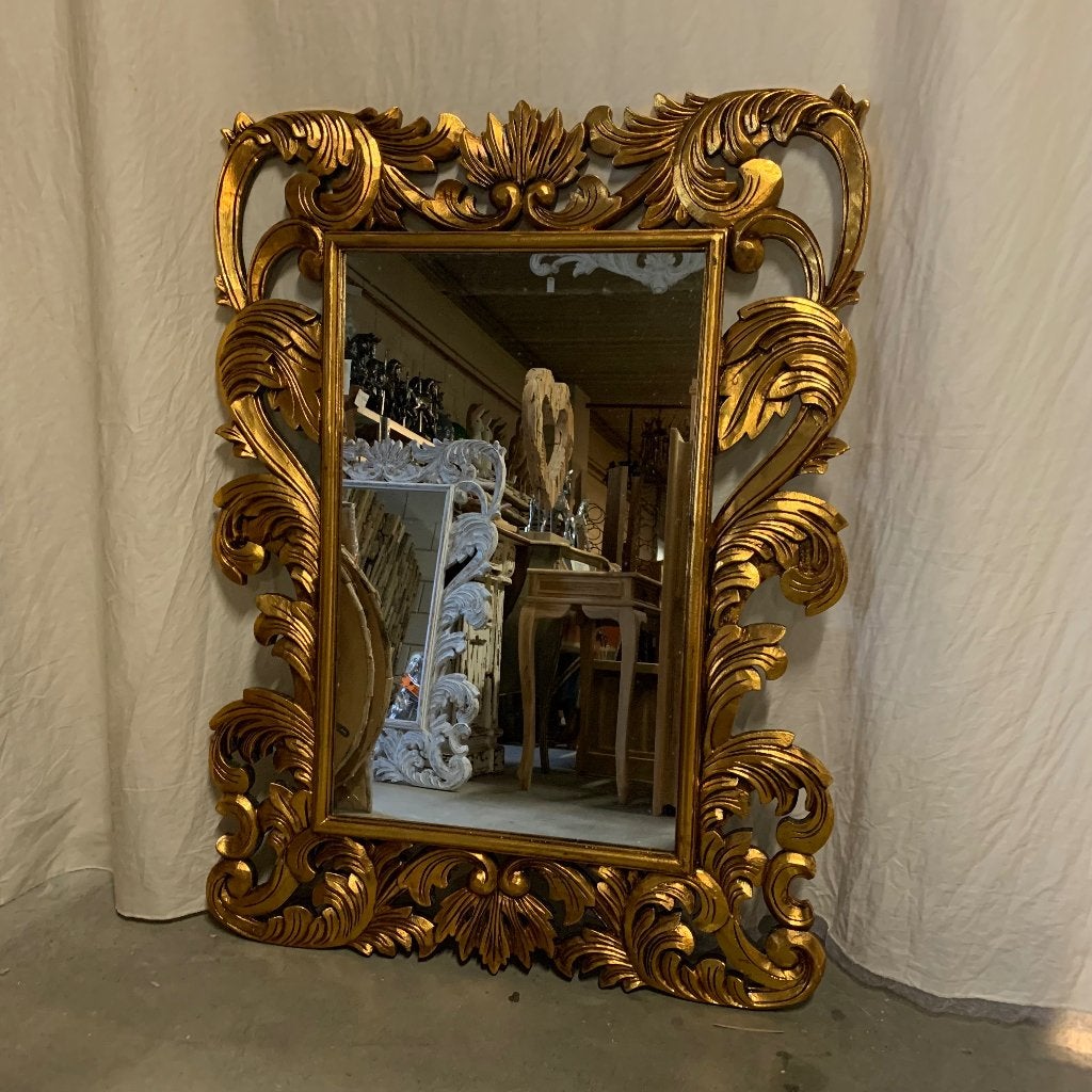 barok spiegel goud met lijst 120 x 90 cm - Gratis bezorgd, TTM Wonen, Meubels – (Perzische) Tapijten en Woonaccessoires, Nieuw