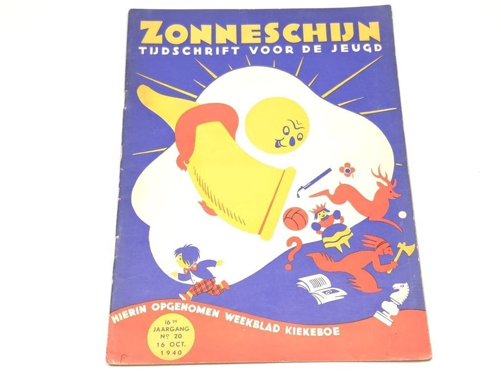 Zonneschijn 1940 Nr 20 — Vintage Jeugdblad Kiekeboe, Ophalen of Verzenden, Gelezen