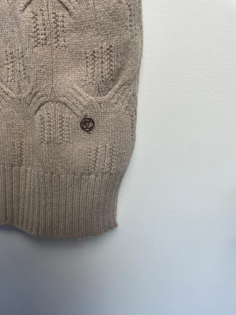 Smashed Lemon spencer mouwloze coltrui beige L 40, Maat 38/40 (M), Active Cheetah BV, Weesperstraat 124B 1112AP Diemen, Smashedlemon@contactfeed.nl