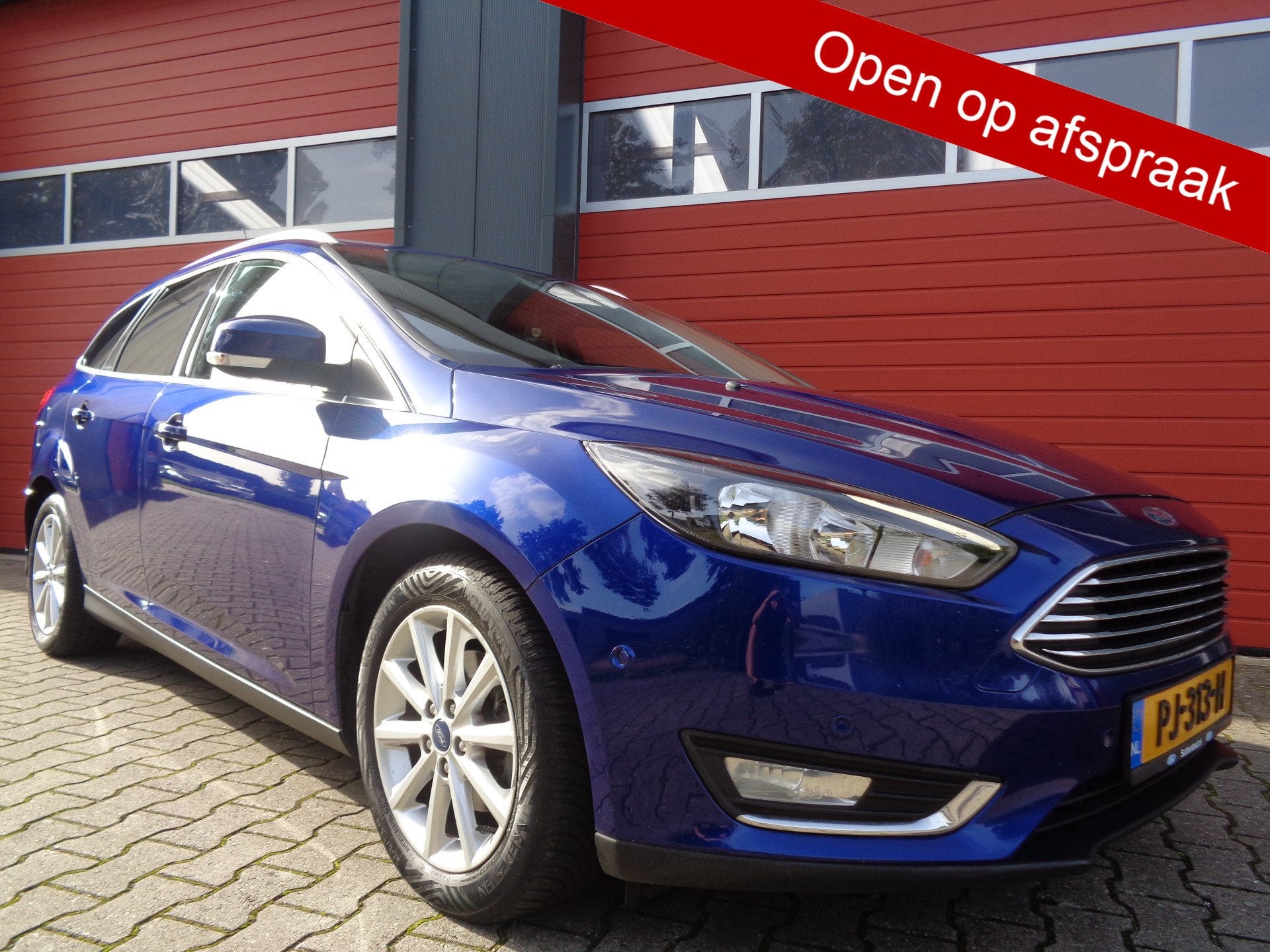 Ford FOCUS Wagon 1.0 Titanium 126PK Clima Cruise LMV 6-BAK T, Gebruikt, Euro 6, Blauw, Handgeschakeld