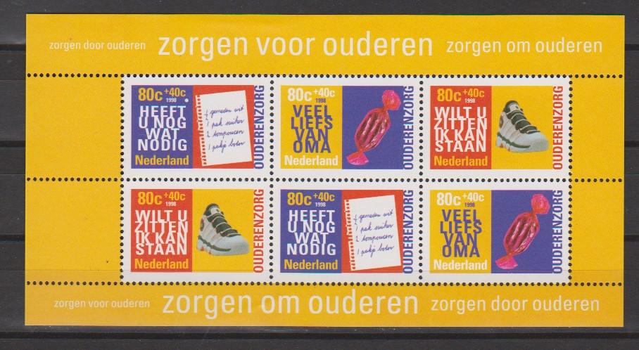 NVPH 1760 PF zomerzegels 1998 Blokken 1965/2000 voor 10% CW, Postzegels en Munten, Postzegels | Nederland, Ophalen of Verzenden