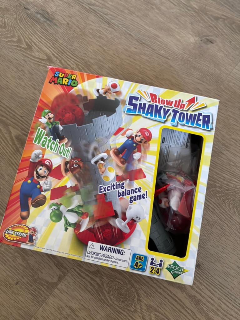 Mario spel shaky tower, Ophalen, Zo goed als nieuw
