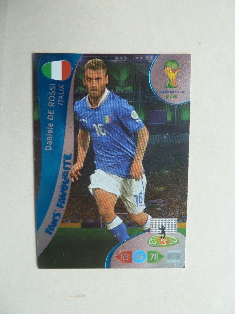 Panini WK card Brasil 2014  Daniel.de.Rossi. Fans Favorites, Ophalen of Verzenden, Zo goed als nieuw, Buitenlandse clubs, Poster, Plaatje of Sticker