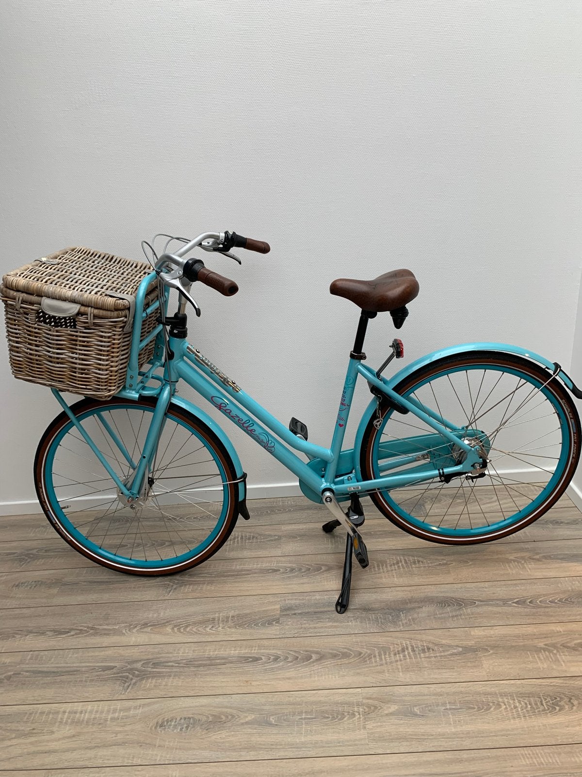 Gazelle Miss Grace meisjes damesfiets D49 7 versn. - ZGAN, Ophalen, Terugtraprem, Zo goed als nieuw, 50 tot 53 cm